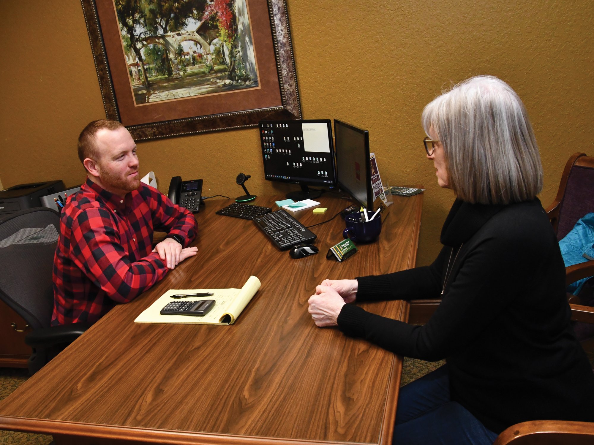 Loan Officer with Customer